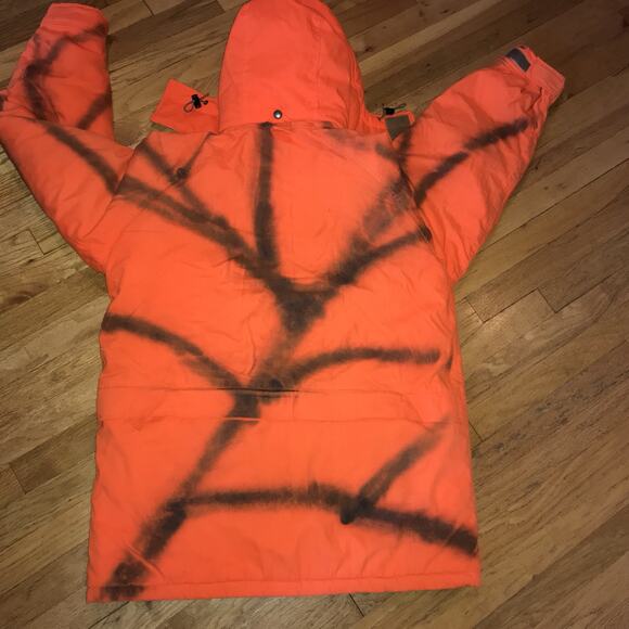 Guide LINE Blaze Orange Deer Buck Gun Hunting Jacket Coat Mens MEDIUM HOODED - Picture 16 of 16